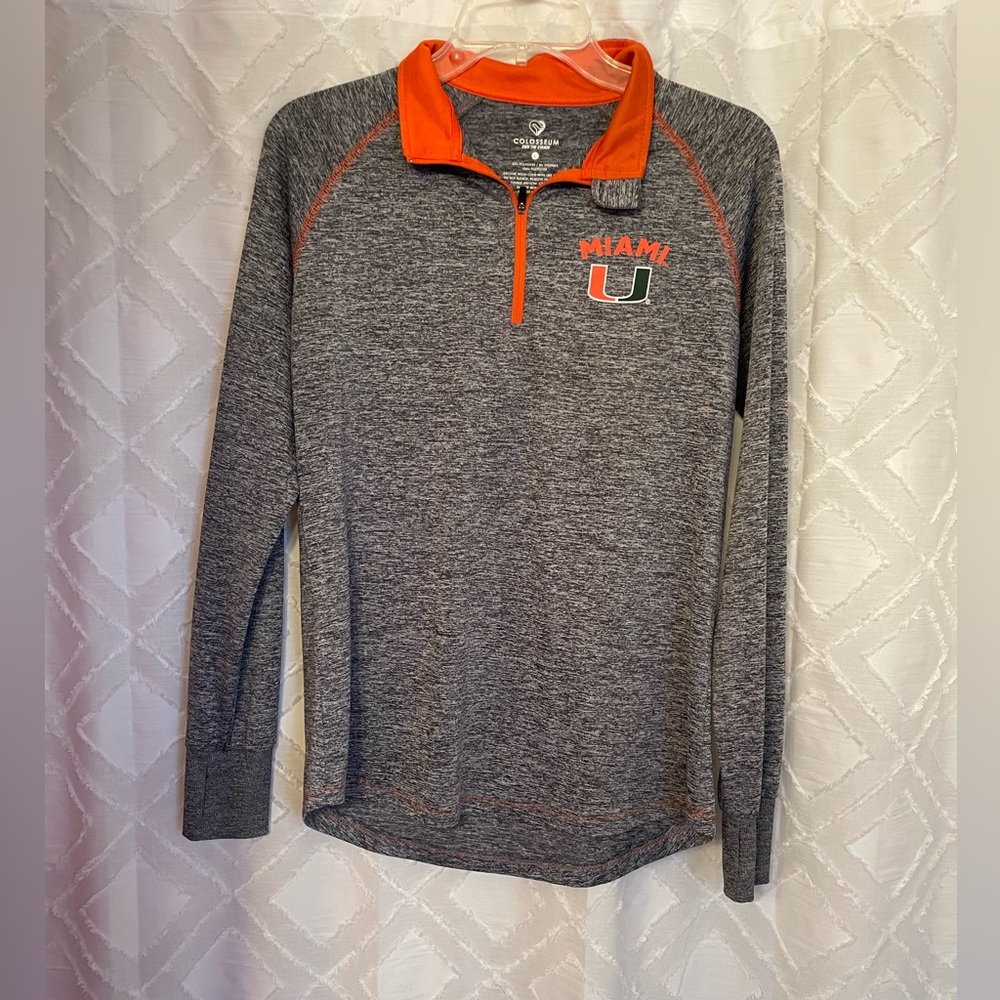 Colosseum Miami Hurricanes Shirt Med M8